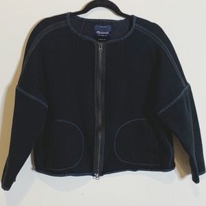 Madewell Cropped 3/4 Sleeve Liner Jacket